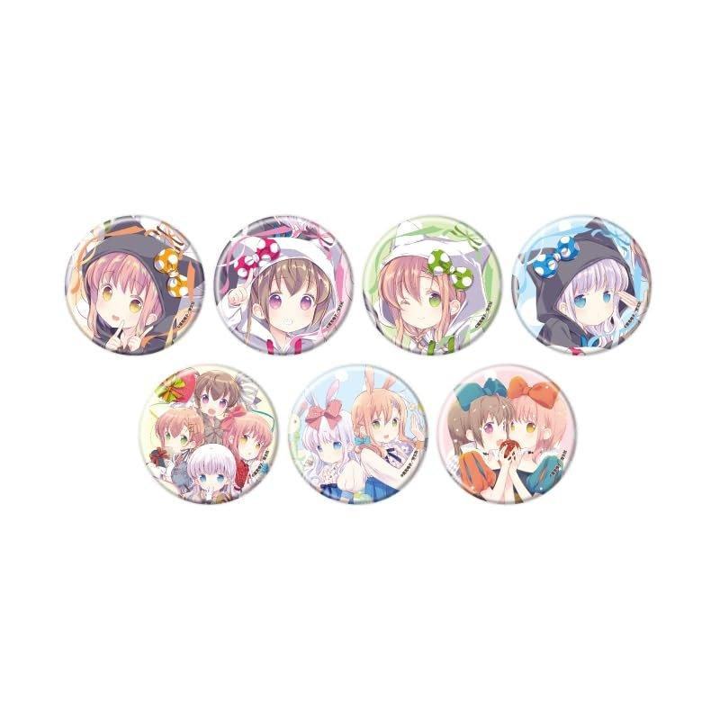 Slow Start 05 Official Illustration Can Badge Complete Set 7-Pack Box by A3