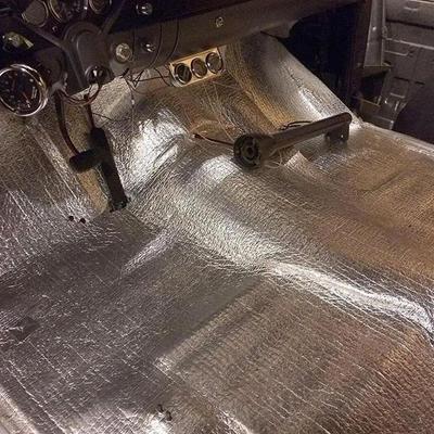 1 шт. Автомобильная алюминиевая фольга шумоизоляционная накладка самоклеящаяся теплоизоляция влагостойкая крыша звукоизоляция шумопоглощающий коврик