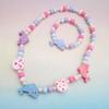 25 styles Cute Animal Flower Cartoon Flower Children's sweater necklace bracelet for children gift