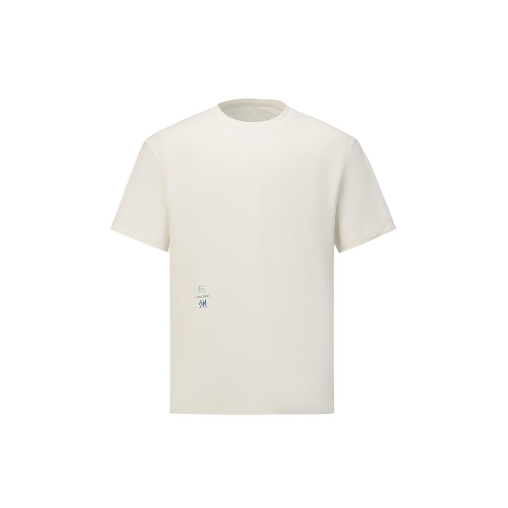 DESCENTE Essential City Limited Пуловер с круглым вырезом и коротким рукавом Hangzhou Унисекс Футболка D6233ETS77