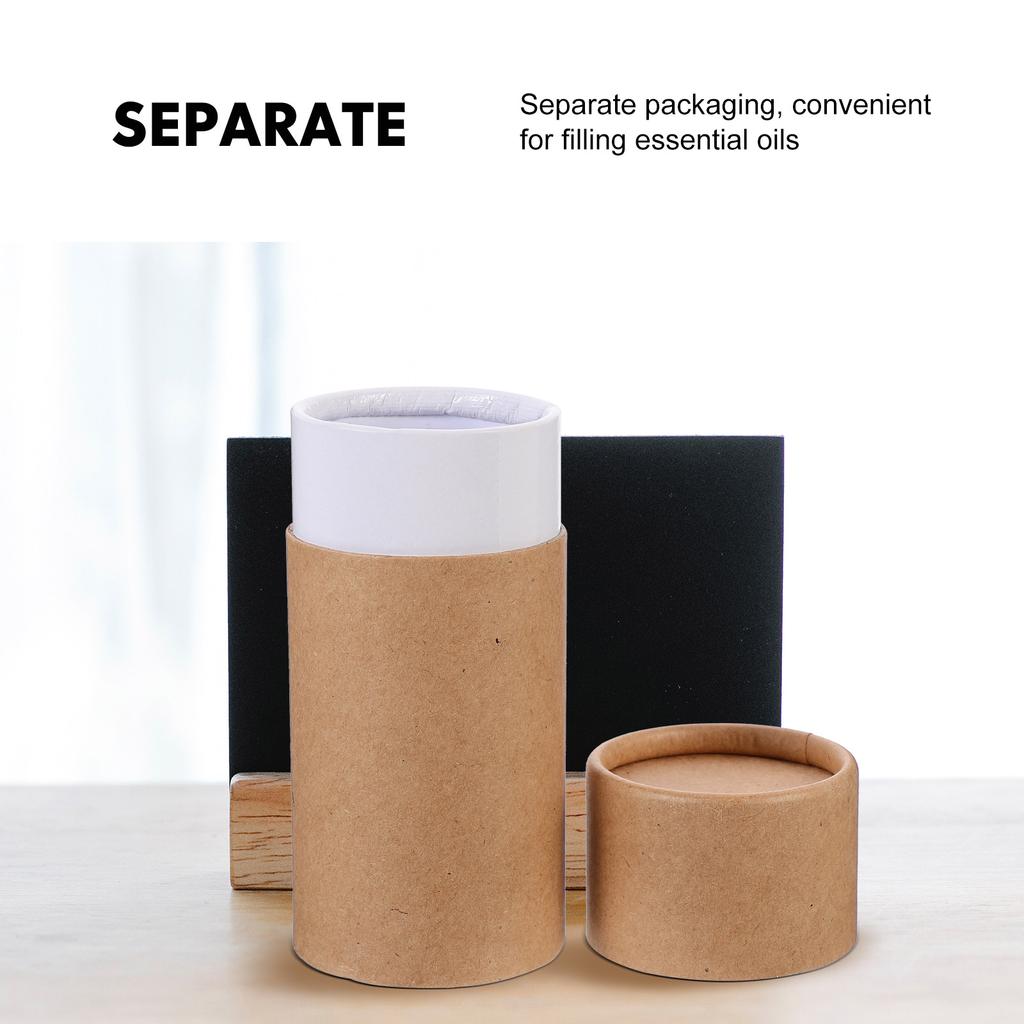 Paper Box Gift Cylinder Tubes Boxes Tube Packing Kraft Bottle Cardboard Oil Container Packaging Containers Essential Crafts