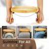 Sofa Arm Rest Tray Clip Table, Bamboo Armrest Couch Tray Table, Couch Arm Table for Home/Drinks/Remote Control/Snacks Holder