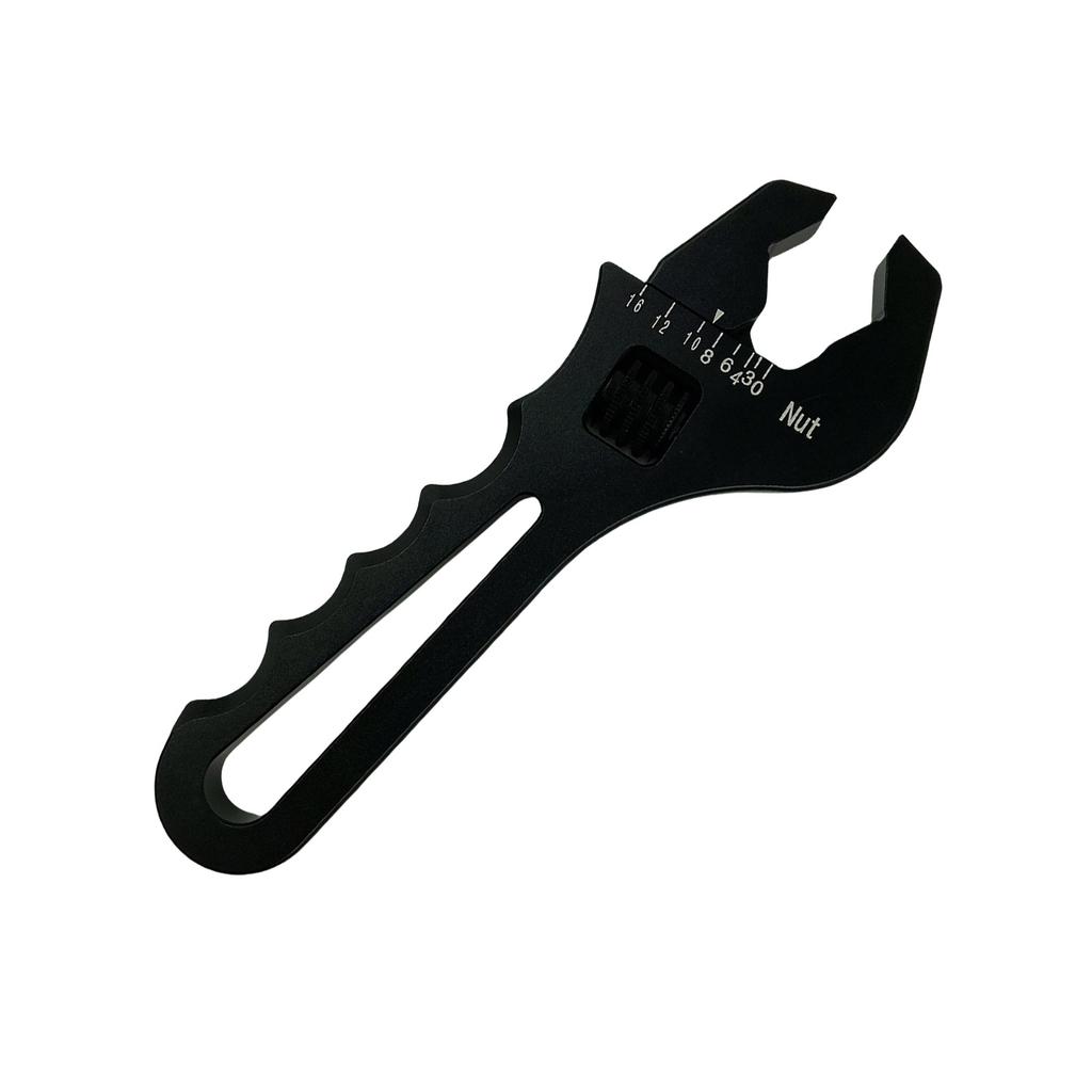 3AN-16AN разводной ключ для фитингов, легкий черный алюминиевый инструмент, гаечный ключ для шланговых фитингов, адаптеров, концевых адаптеров
