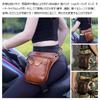 Whatna Leather Shoulder Bag for Men and Riding Waist Waist Motorcycle Crossbody Rider PU Leather Small Mini Crossbody Chest Size Women, Bag, Pouch,