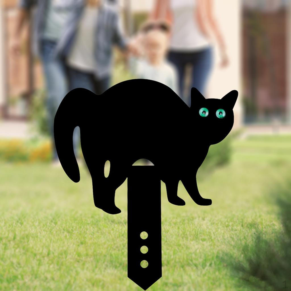 Acrylic Cat , Animals Cats Statue Decor, Ornaments Yard Decorative, Pathway, Floor, Flower Bed