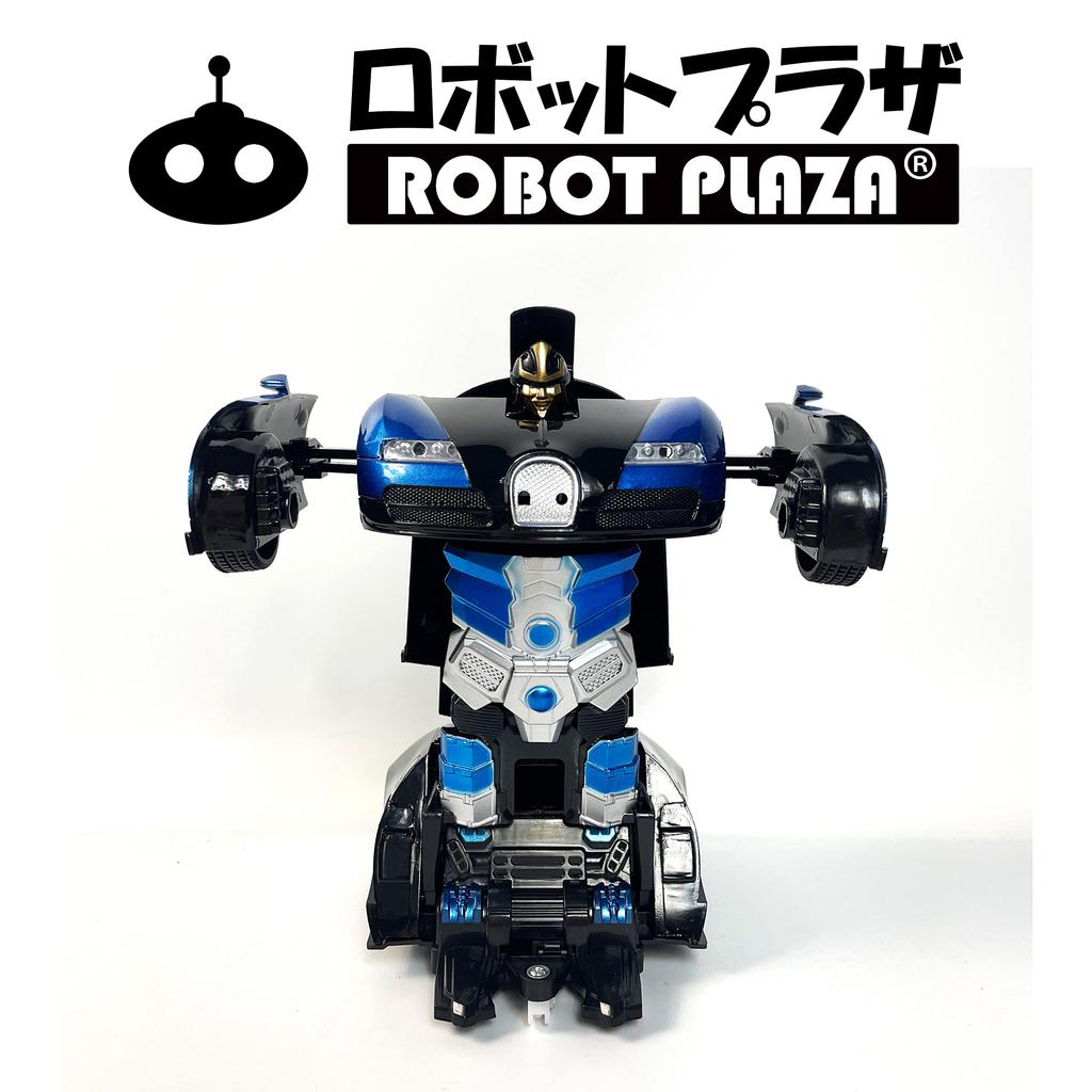 ROBOT PLAZA Радиоуправляемая машина, Трансформирующийся робот-игрушка, Трансформация одной кнопкой, Детская игрушка, Подарок на день рождения (Бугатти)
