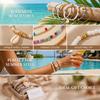 Bohemia Multilayer Rice Beaded Shell Tassel Bracelets For Women Men Ethnic Colorful Crystal Beads Bangle Summer Vacation Jewelry