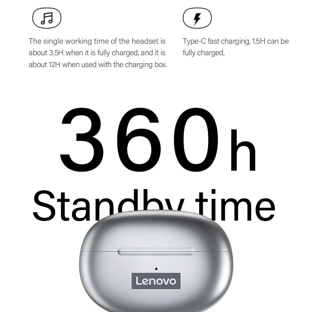 Lenovo LP5 Мини Bluetooth наушники 9D стерео водонепроницаемые беспроводные наушники для iPhone 13 Xiaomi Bluetooth наушники с микрофоном