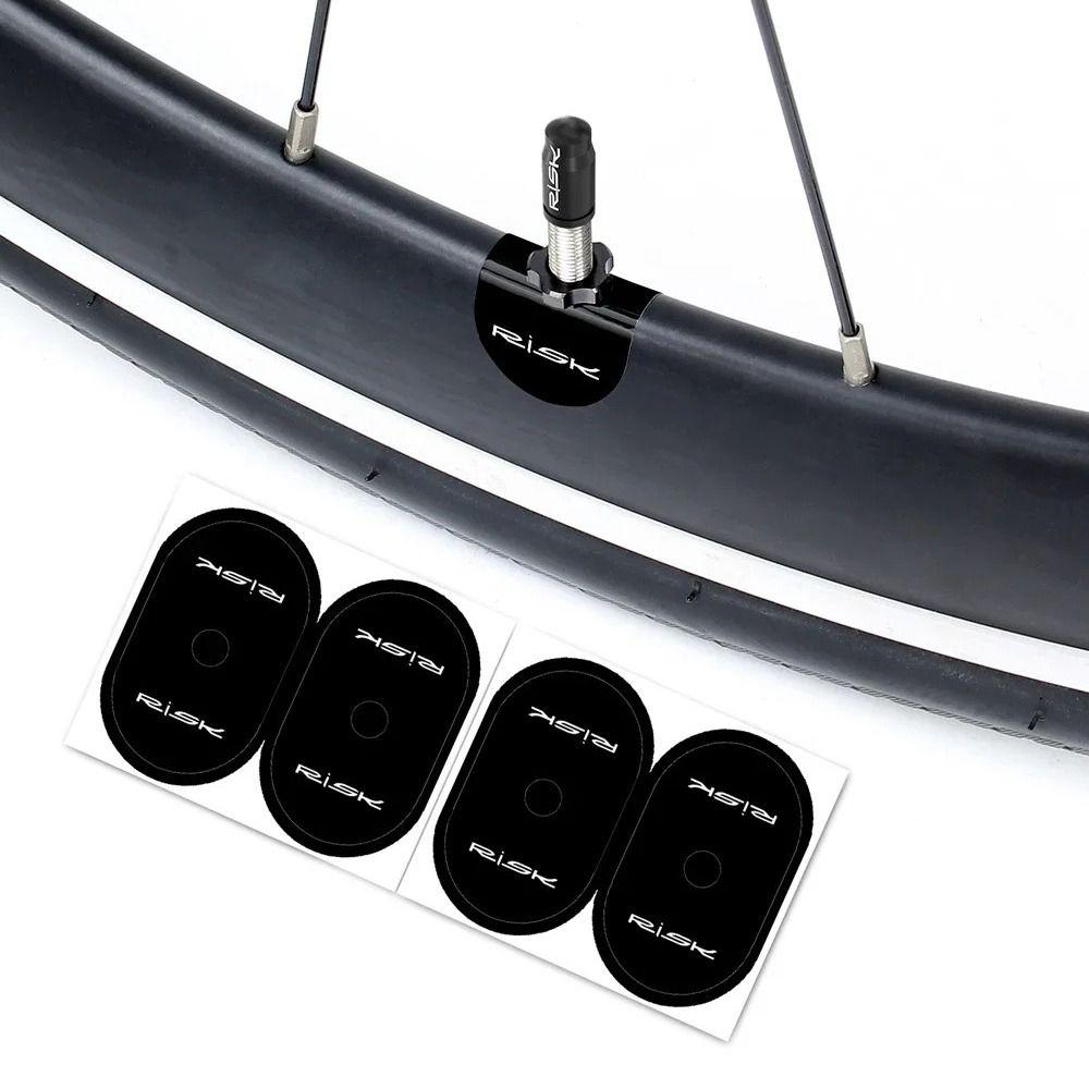10pcs Aero Wheelset Sticker Protective Presta Valve Sticker Track Wheel Sticker Cycling Gear