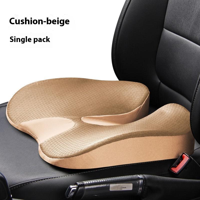 Memory Foam Seat Cushion Waist Back Support Pillow Set Orthopedic Ergonomic Coccyx Relief Hip Lumbar Pad for Office Chair Car