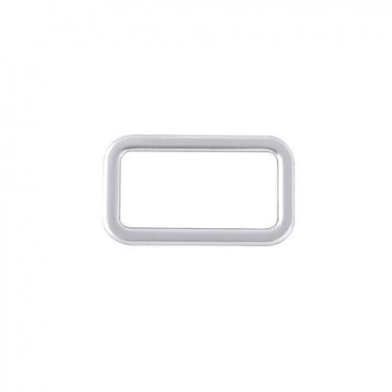 For 2016-21 Mercedes-Benz GLC Steel Silver Tailgate Rear Door Handle Frame Trim