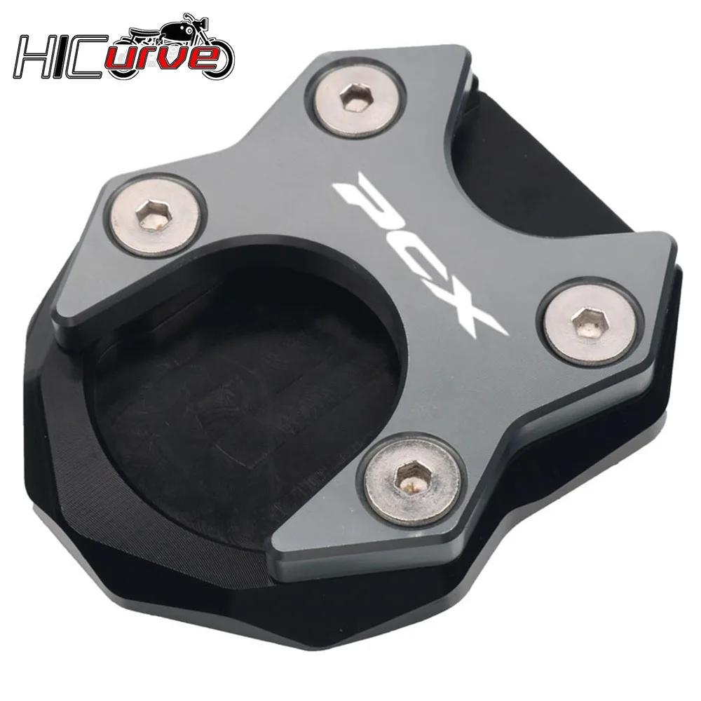 For HONDA PCX160 PCX 160 2021-2023 Motorcycle CNC Kickstand Foot Side Stand Support Extension Enlarger Pad