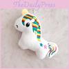 Keychain Unicorn Plush With Pp Cotton Filling For Kids And Decoration Collectors