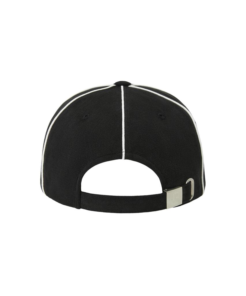 REST&RECREATION Piping Logo Ball Cap - Black