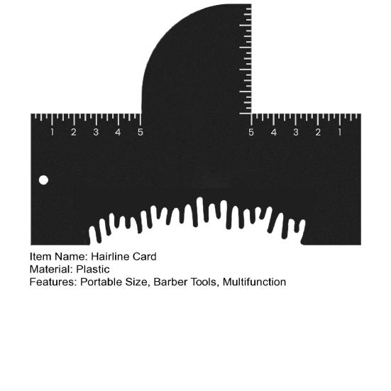 Шаблон для укладки волос Усиление цвета Парикмахерская карта с индикатором измерения