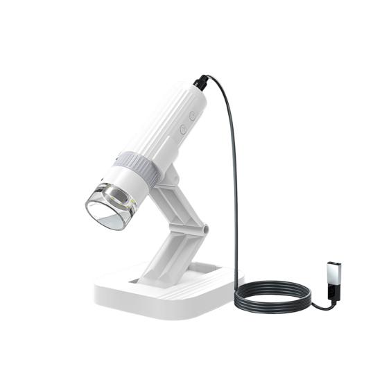 Цифровой микроскоп с регулируемой подставкой 8 светодиодных ламп 50X-1000X 1080P USB WiFi