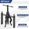 Auto Removal Tool Wheel Inner Bearing Puller Three-Claw Bearing Puller Tool Gear Puller Car Repair Inner Shaft  Removal Tool