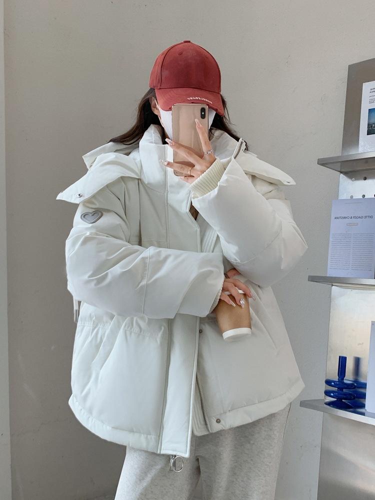 Модный дизайн, многоцветный короткий свободный повседневный пуховик с уникальной курткой-хлебом