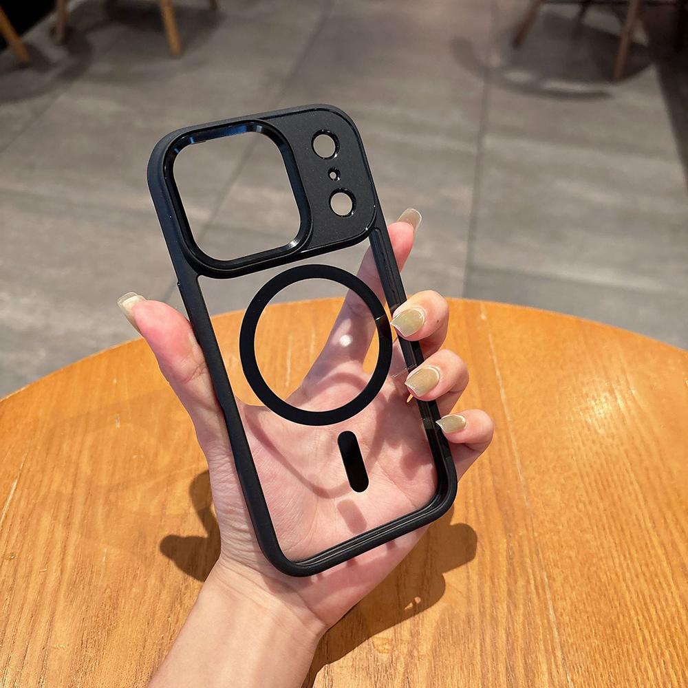 Transparent Shockproof Phone Case For For Iphone 17 Pro Max 17Pro 17 For Magnetic Wireless Charge Protective Cover