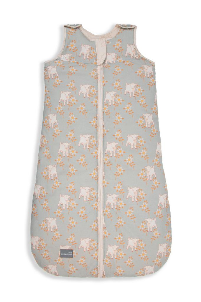 Спальный мешок Grow Up Винтажные животные Небесно-голубой