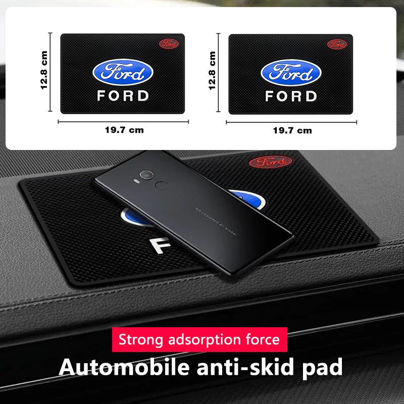 QVEE1 Car Ornament PVC Anti-Slip Mat Sticky Pad Dashboard For Ford Transit Kuga Mondeo Explorer Ecosport Edge Escape FIESTA Ranger