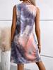 Европейское и американское безрукавное свободное платье-жилет с tie-dye - Мода Весна/Лето 2026
