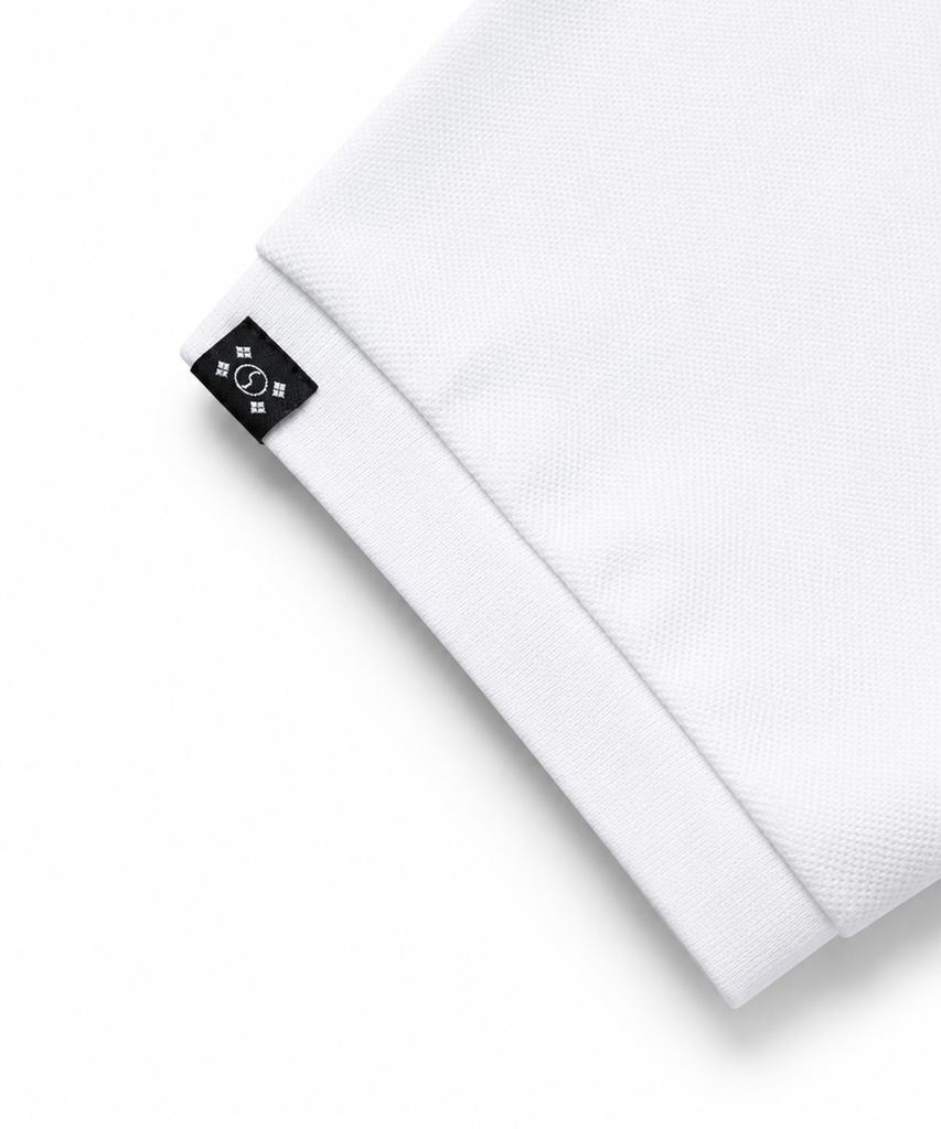LENGAGEMENT Classic Cotton Pique Collar T-Shirt [White]