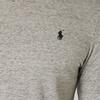 Polo Ralph Lauren Ss24 однотонная футболка с круглым вырезом и вышитым логотипом, длинные рукава, мужские топы, серые 710587355-017