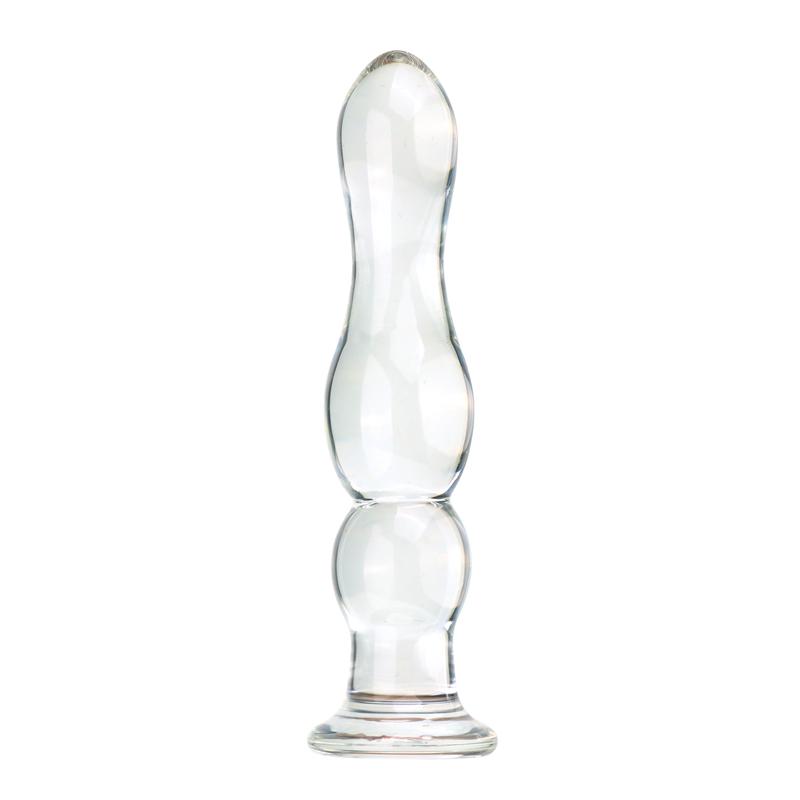 VaHppy Glass анальные пробки Тонкие и длинные Глубокие анальные стягивающие бусины Унисекс Гей Секс-игрушки Дилдо Мастурбаторы SM