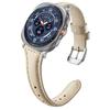 Тонкий веганский кожаный ремешок для часов Galaxy Watch9 / 8 / 8 Classic, Регулируемый сменный ремешок