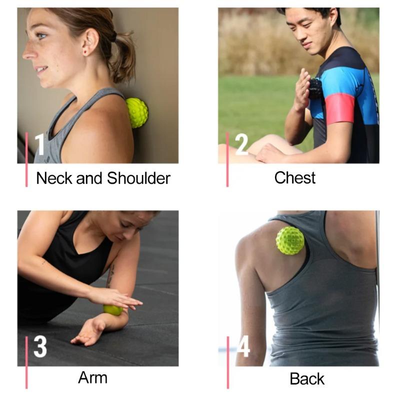 Массажный мяч Мышцы Спина Стопа Плечо Подколенное сухожилие Мяч Триггер Пенальти Высокое качество Йога Пилатес