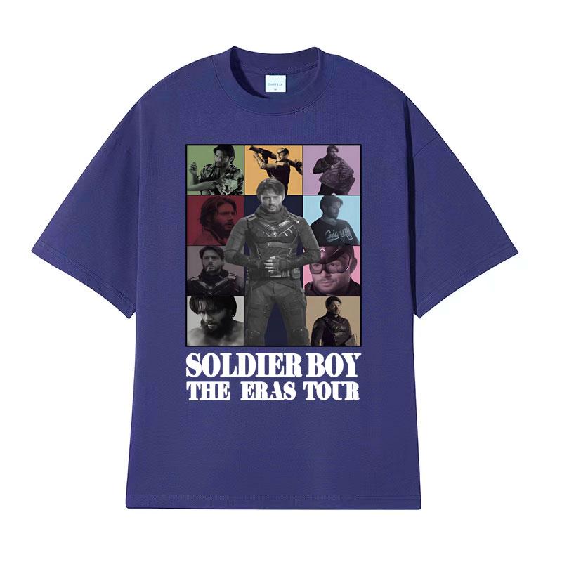 Limited Soldier Boy The Eras Tour T Shirt The Homelander The Boys Season 4 Tshirts for Unisex 90s Vintage Fashion Oversized Tshirt