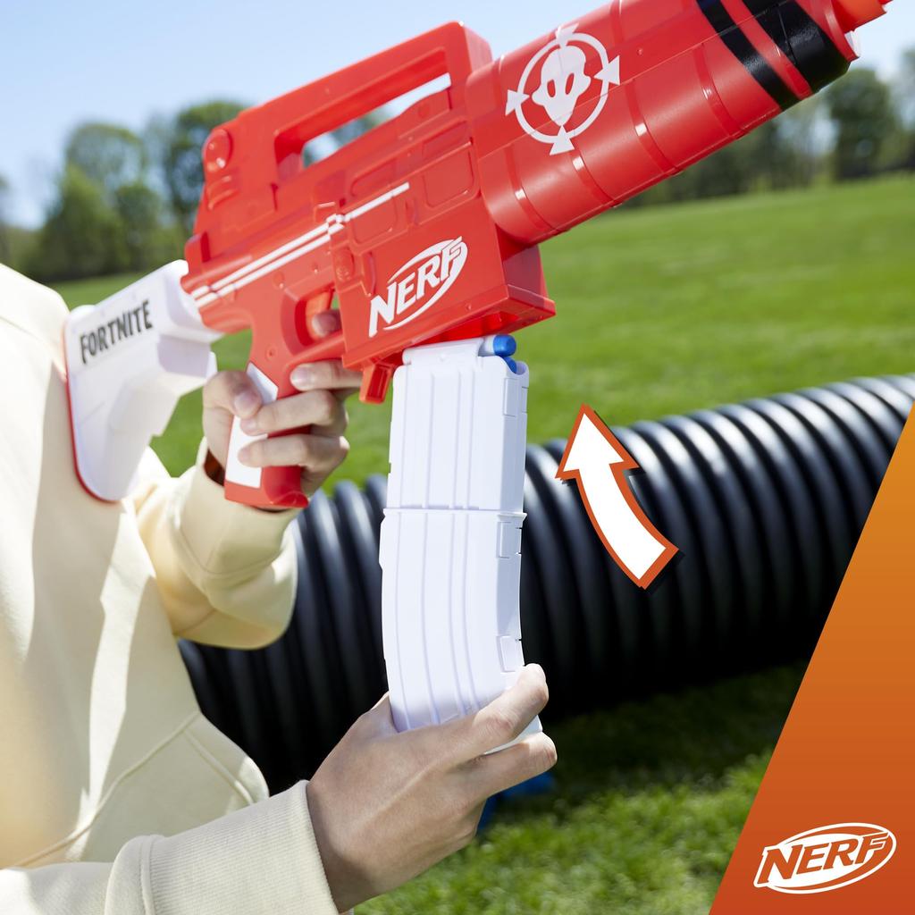 Hasbro Nerf Fortnite AR INSIGHTFUL Insightful 10 Dart 10 Nerf Official Elite Outdoor Play F7623 Подлинная рождественская игрушка Рождественский подарок Рождественский подарок
