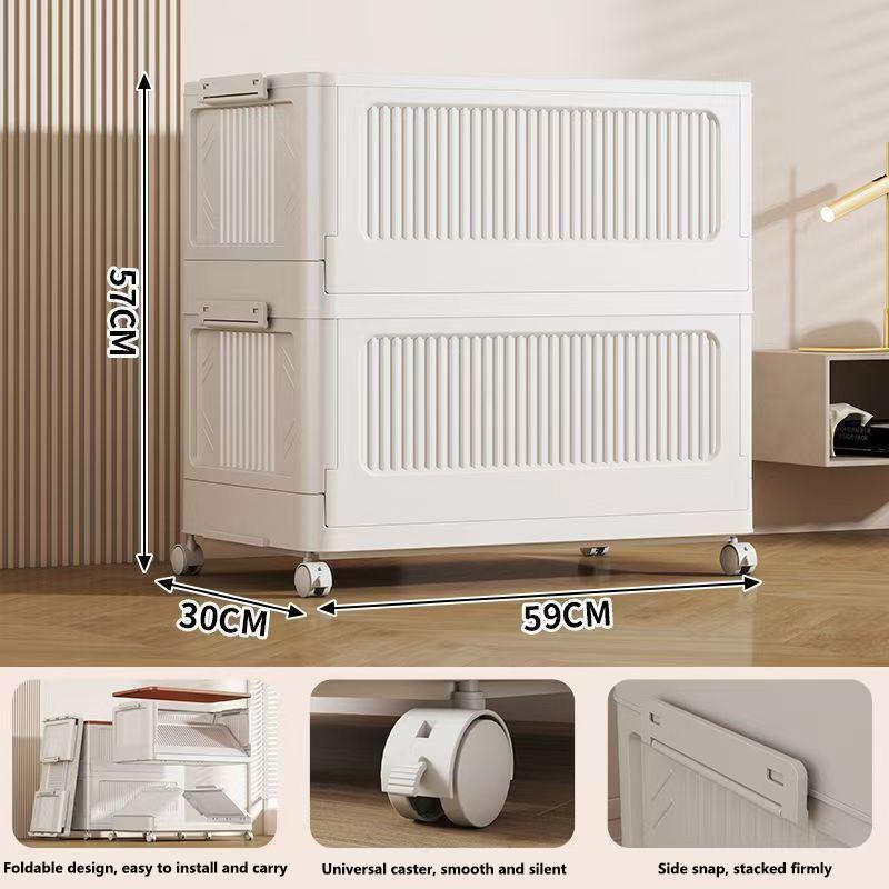 Home Use Large Capacity Children's Clothing Toy Organizer Box Foldable Storage Box with Flip Cover for Clothes And Blankets