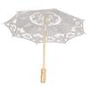 Кружевной зонтик для свадьбы, зонт для невесты, реквизит для фотосъемки, свадебные принадлежности, бежевый