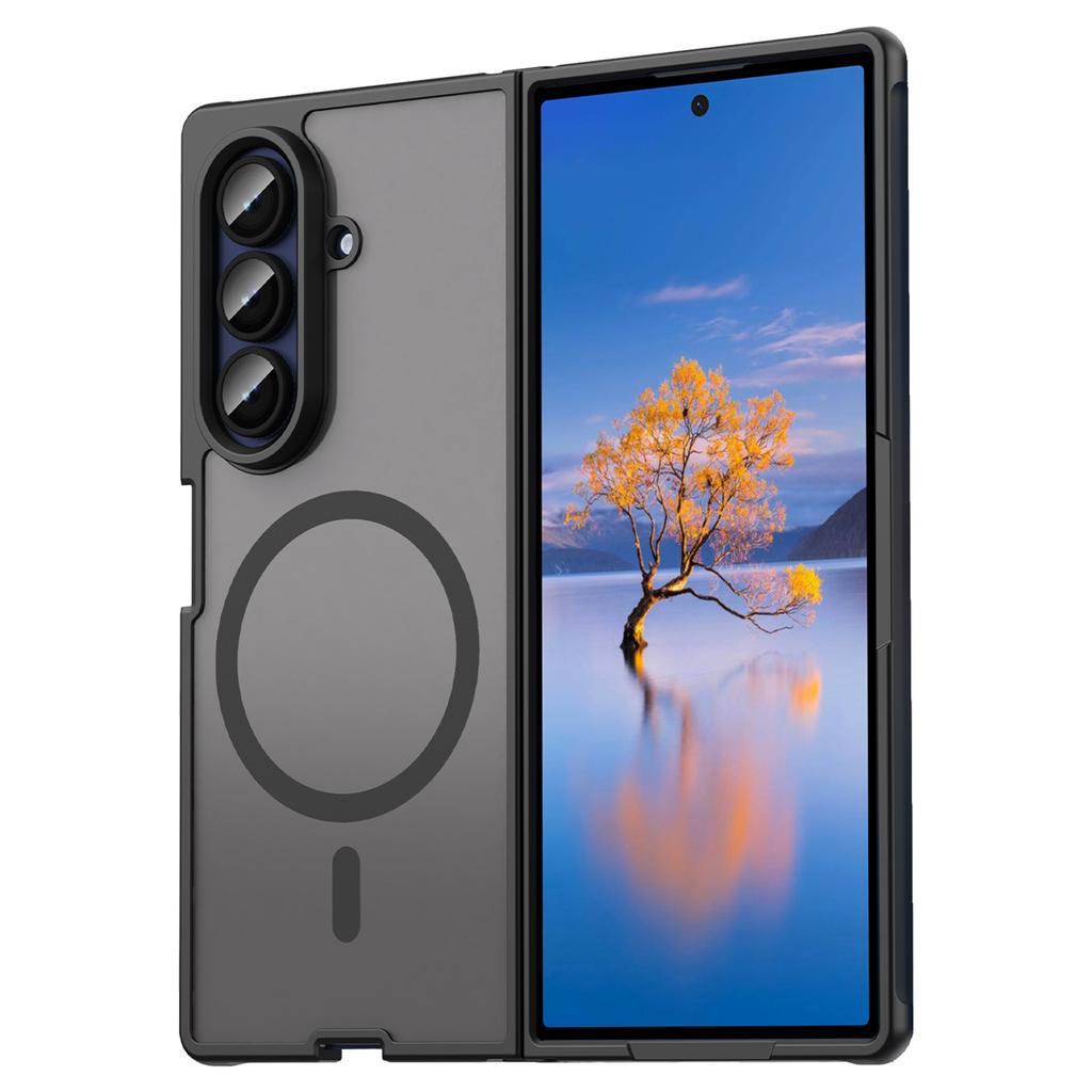 For Samsung Galaxy Z Fold7 5G Case Compatible with MagSafe Anti Drop PC+TPU Phone Cover