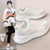 K6902 New Spring and Summer Sneakers Women's Breathable Mesh Shoes Street Snap Fashion Thick Bottom Increased by Wearable All-Match