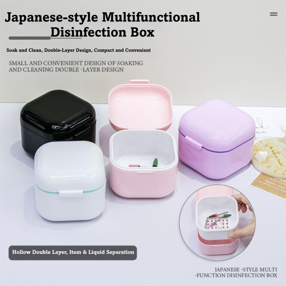 Hollow Double-layer Design Nail Tool Storage Box For Beauty Professionals And Enthusiasts