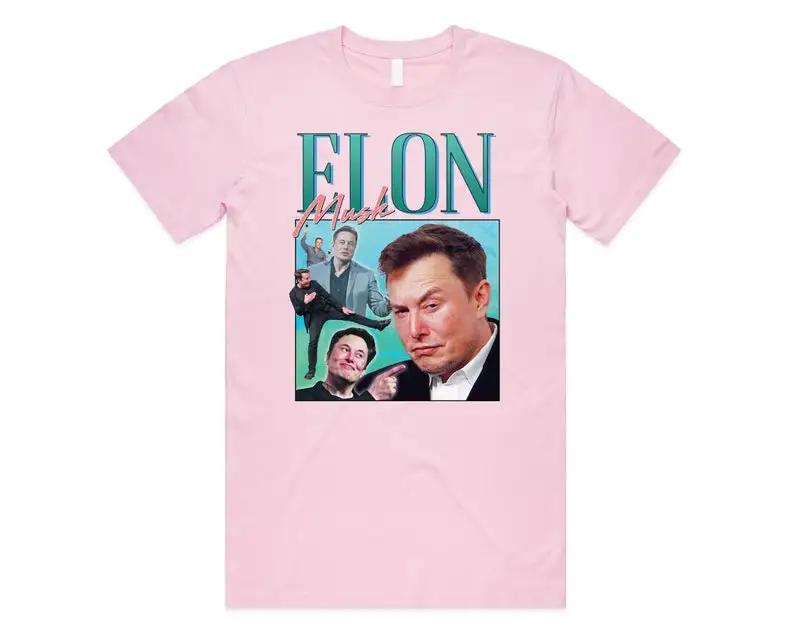 Koszulka Elon Musk Homage Tee Top Funny Meme Icon Legend 90s 80s