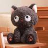 Черная кошка плюшевая игрушка для любителей игр мягкая игрушка милый мультяшный персонаж плюшевый