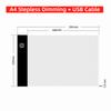 Brightness Adjustable Painting Pad Eye Protection Led Drawing Copy Board  Children Painting