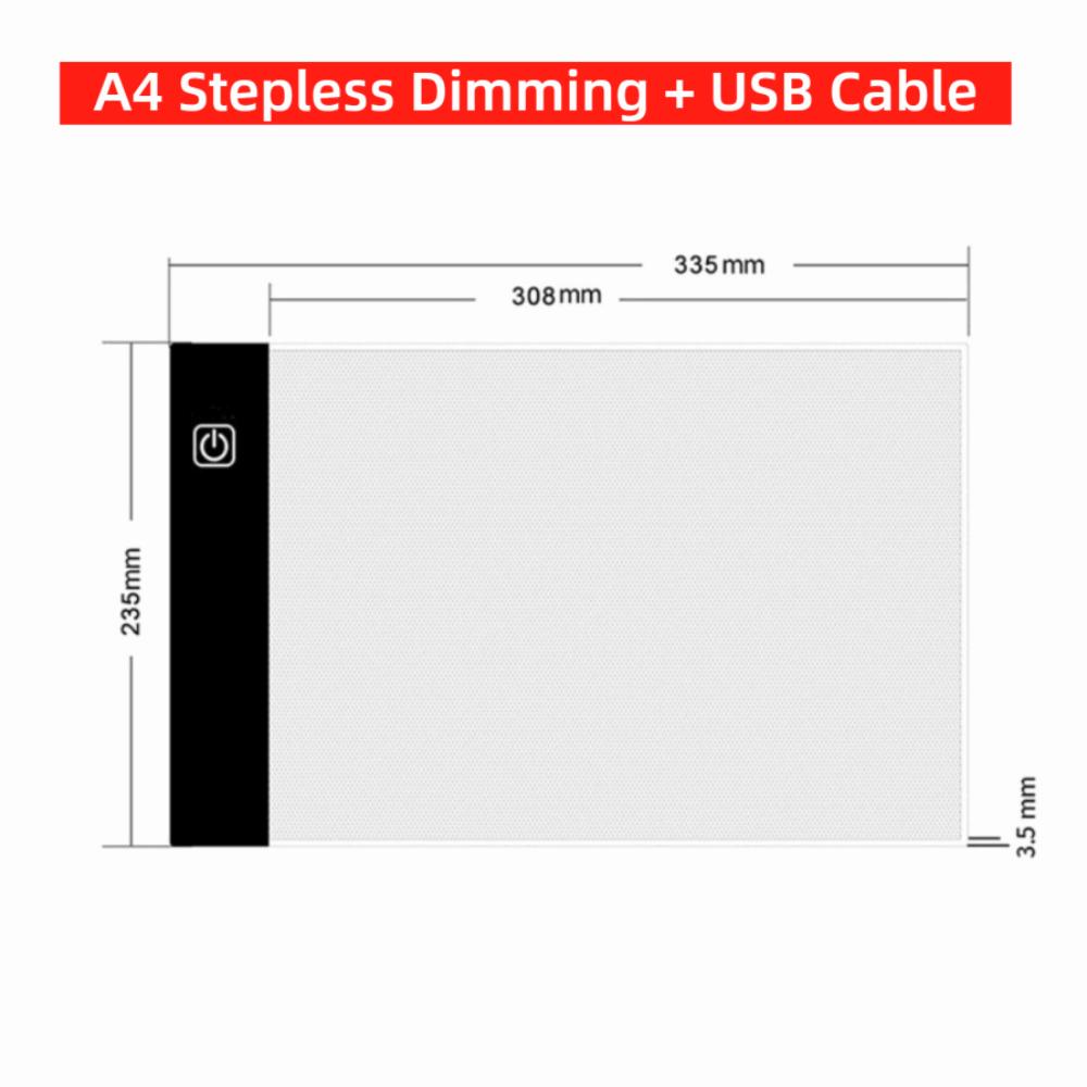 Brightness Adjustable Painting Pad Eye Protection Led Drawing Copy Board Children Painting