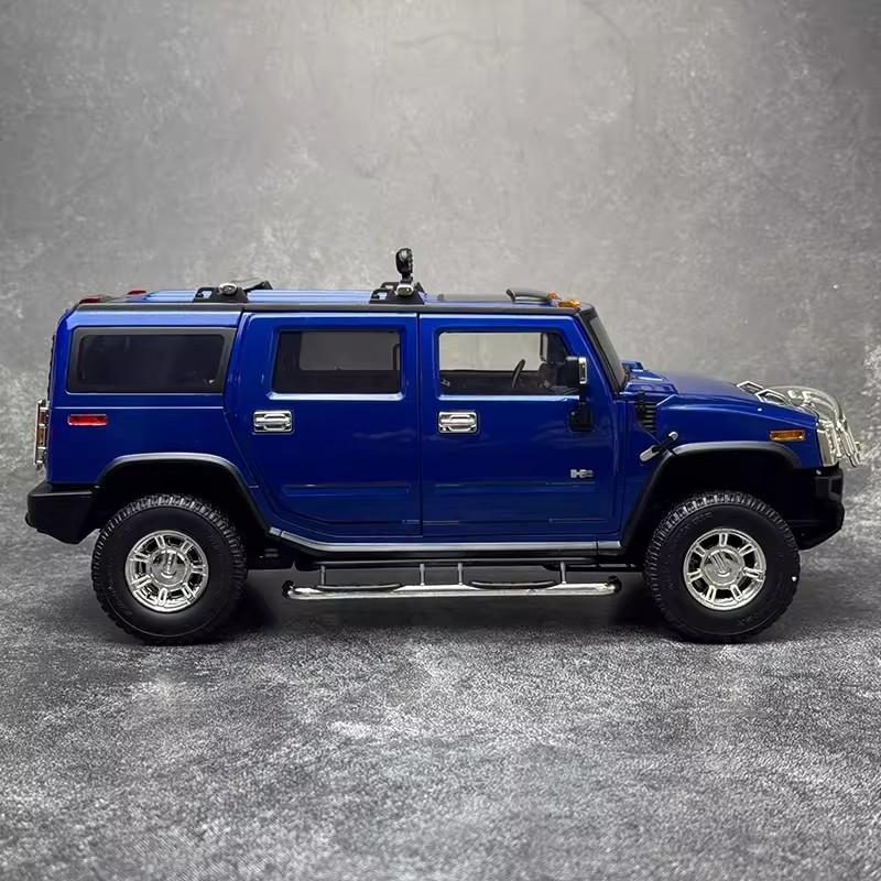 Шоссе 61 1:18 H2 внедорожник SUV коллекция моделей автомобилей из сплава и предметы для просмотра