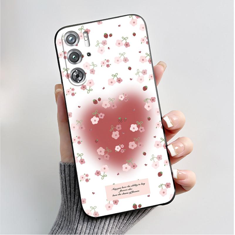 Чехол для ZTE nubia Red Magic 9 Magic9 9S Pro Plus 5G, модный, с бабочками и цветами, тонкий, черный, мягкий ТПУ, матовая задняя панель, защитная крышка