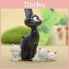 Resin Black Cat Mini Ornament With Handcrafted Style For Friendship And Gifts