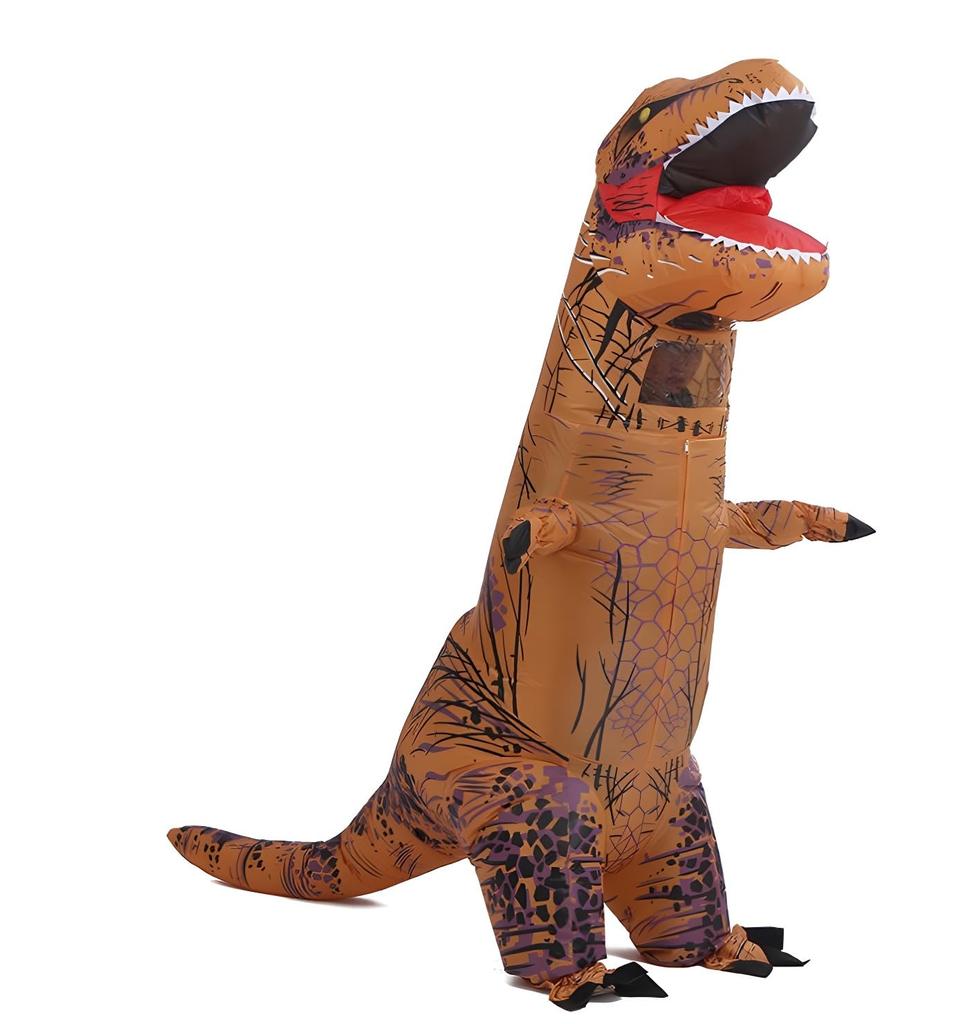 New King Tyrannosaurus Rex Cosplay Dinosaur Kigurumi with Japanese Inflatable Fun Performance Halloween Costume Costume, Instructions, Overalls,