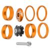 6Pcs Bike Headset Spacer Aluminium Alloy   Handlebar Stem Spacers for Mountain Bike