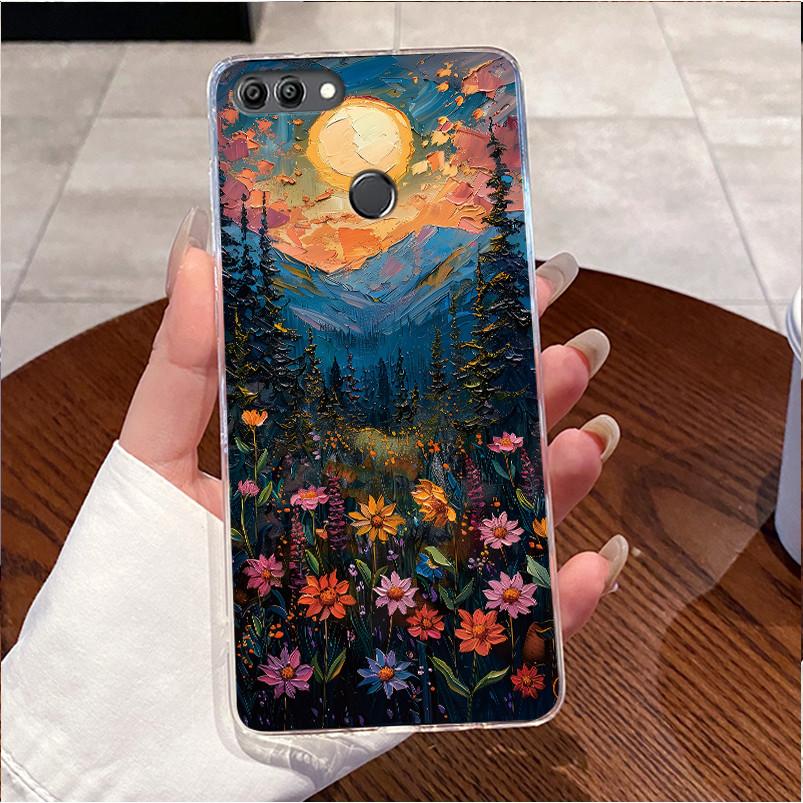 Чехол для Huawei Y9 2018 FLA-LX1 Y9 2018 Чехол Прозрачный Роскошный Милый Сердце Любви Кролик Забавный ТПУ Мягкий Силикон Чехол для Телефона Задняя Крышка