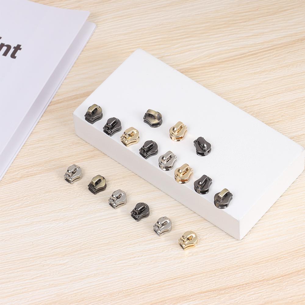 Молнии с медными зубцами Универсальный комплект для мгновенного ремонта Сменный слайдер для молнии Зубчатая головка для молнии