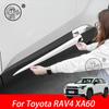 Для Toyota RAV4 XA60 6-го поколения 2026 2027 Автомобильные накладки на боковые двери кузова Нержавеющая сталь Хромированные яркие накладки Аксессуары для модификации